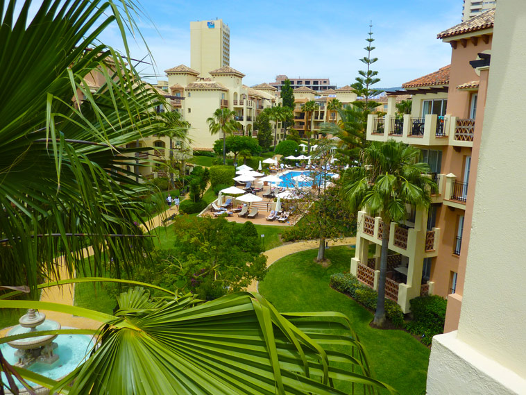 The Timesharer Marriott Marbella from balcony picture